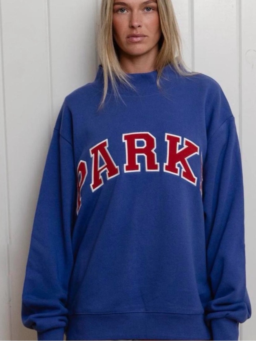 Parke Coastal Heritage High Tide Varsity Mockneck - Drift + Sail Size L/XL NWOT
